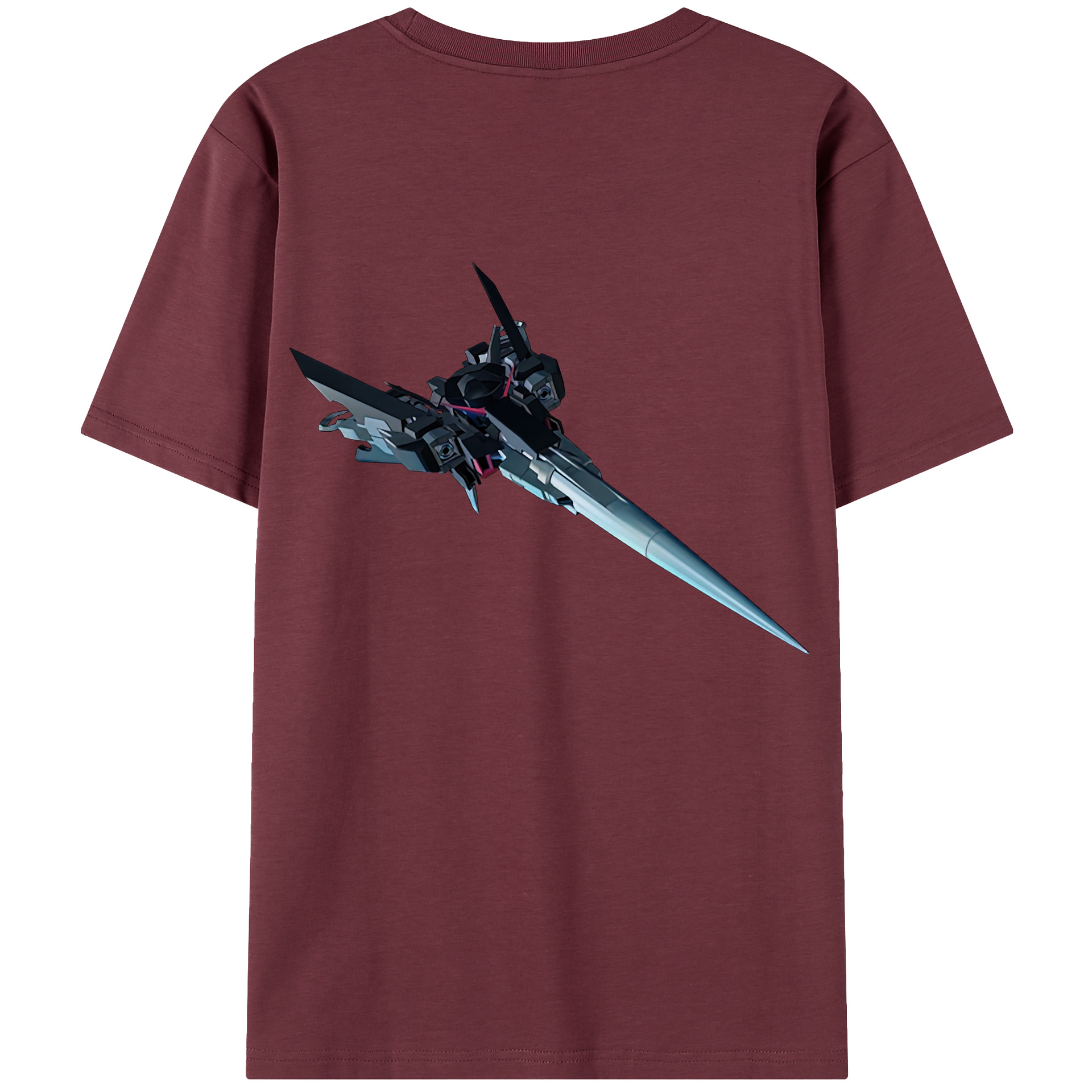 （画像用） 機動戦士ガンダム Mobile Suit Gundam 綿100％半袖Tシャツ（背面プリント）